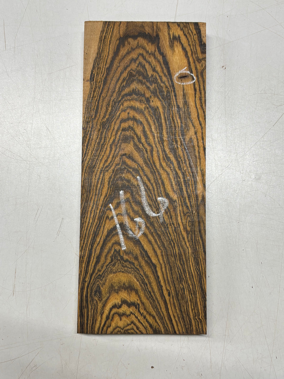 1 Piece, Bocote Lumber Board Blank 12" x 5" x 7/8" #166