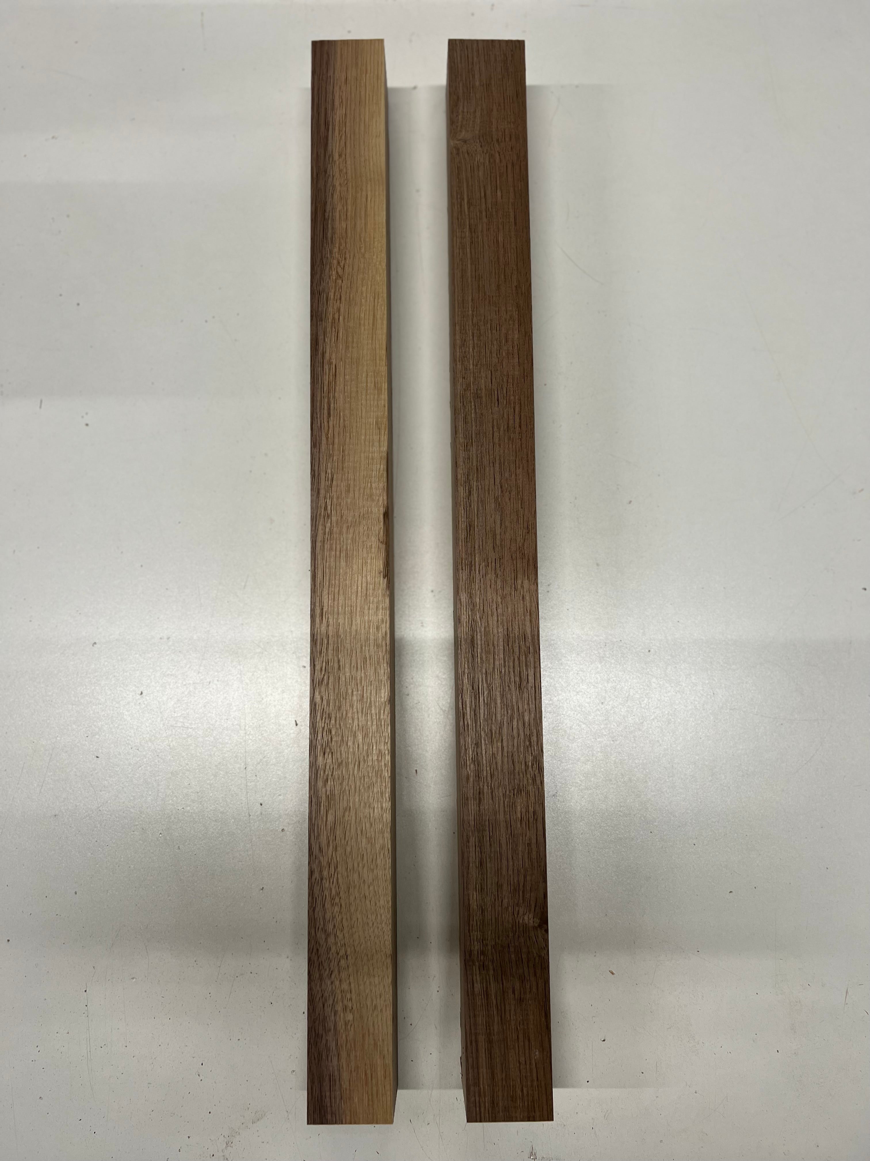 Pack Of 2,  Black Walnut Hardwood Turning Square Wood Blanks 24"x2"x1-3/4" #107 - Exotic Wood Zone - Buy online Across USA 