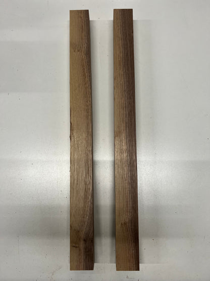 Pack Of 2,  Black Walnut Hardwood Turning Square Wood Blanks 24&quot;x2&quot;x1-3/4&quot; 