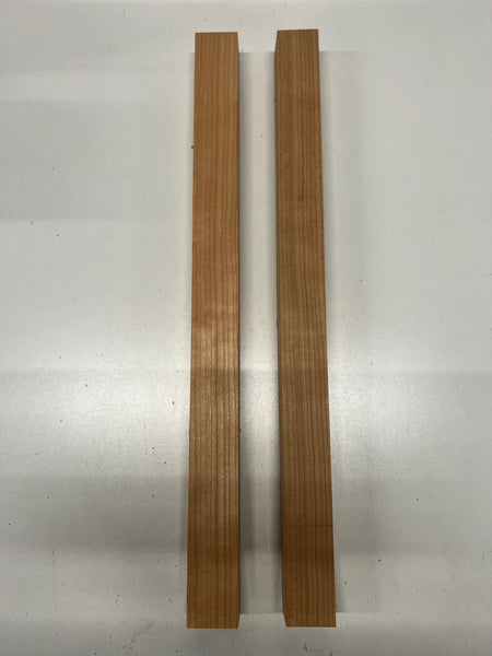 Pack Of 2, Cherry Hardwood Turning Square Wood Blanks 24"x1-1/2"x1-7/8" #108 - Exotic Wood Zone - Buy online Across USA 