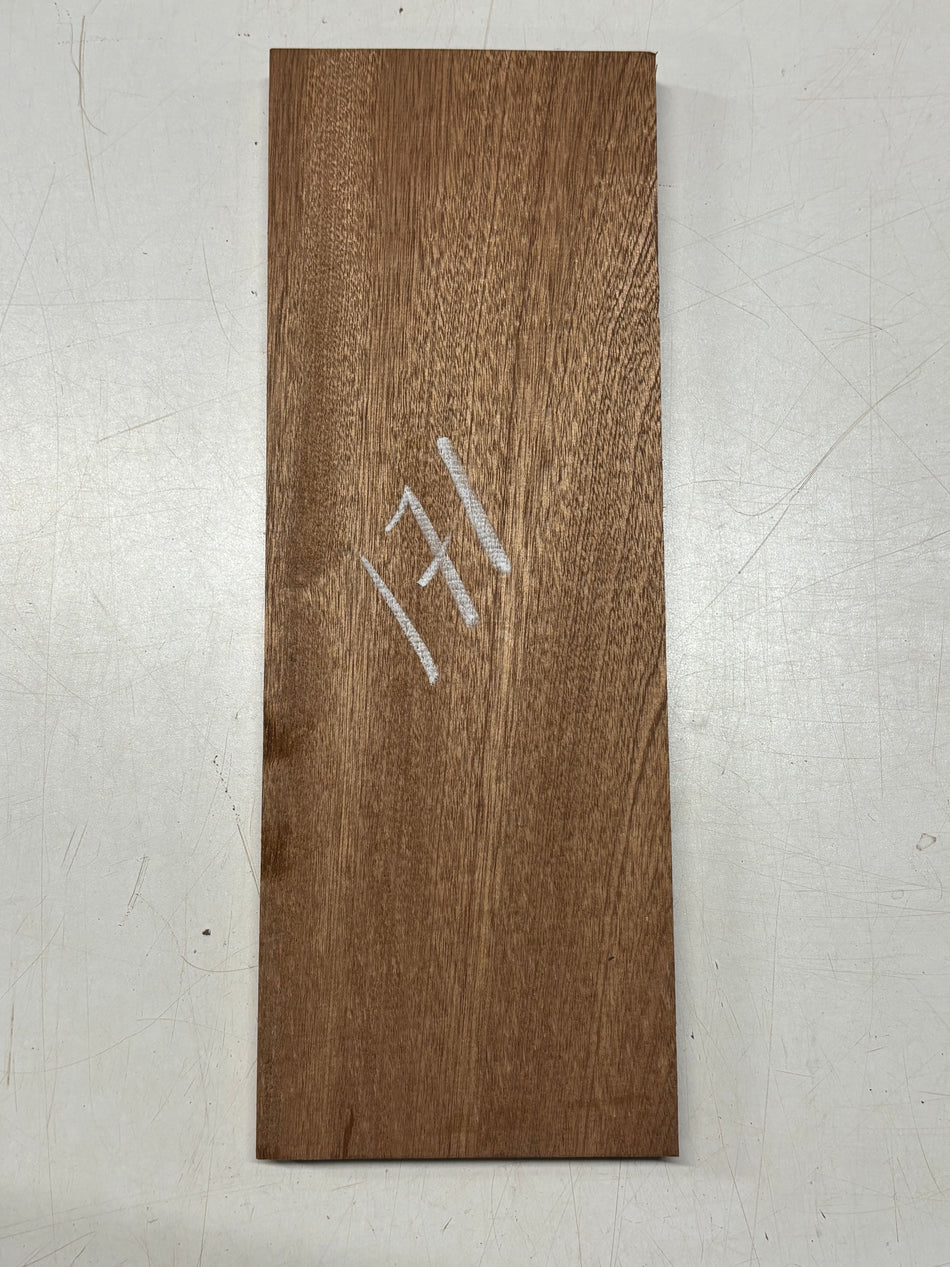 1 Piece, Sapele Lumber Board Blank 16" x 5-5/8" x 3/4" #171