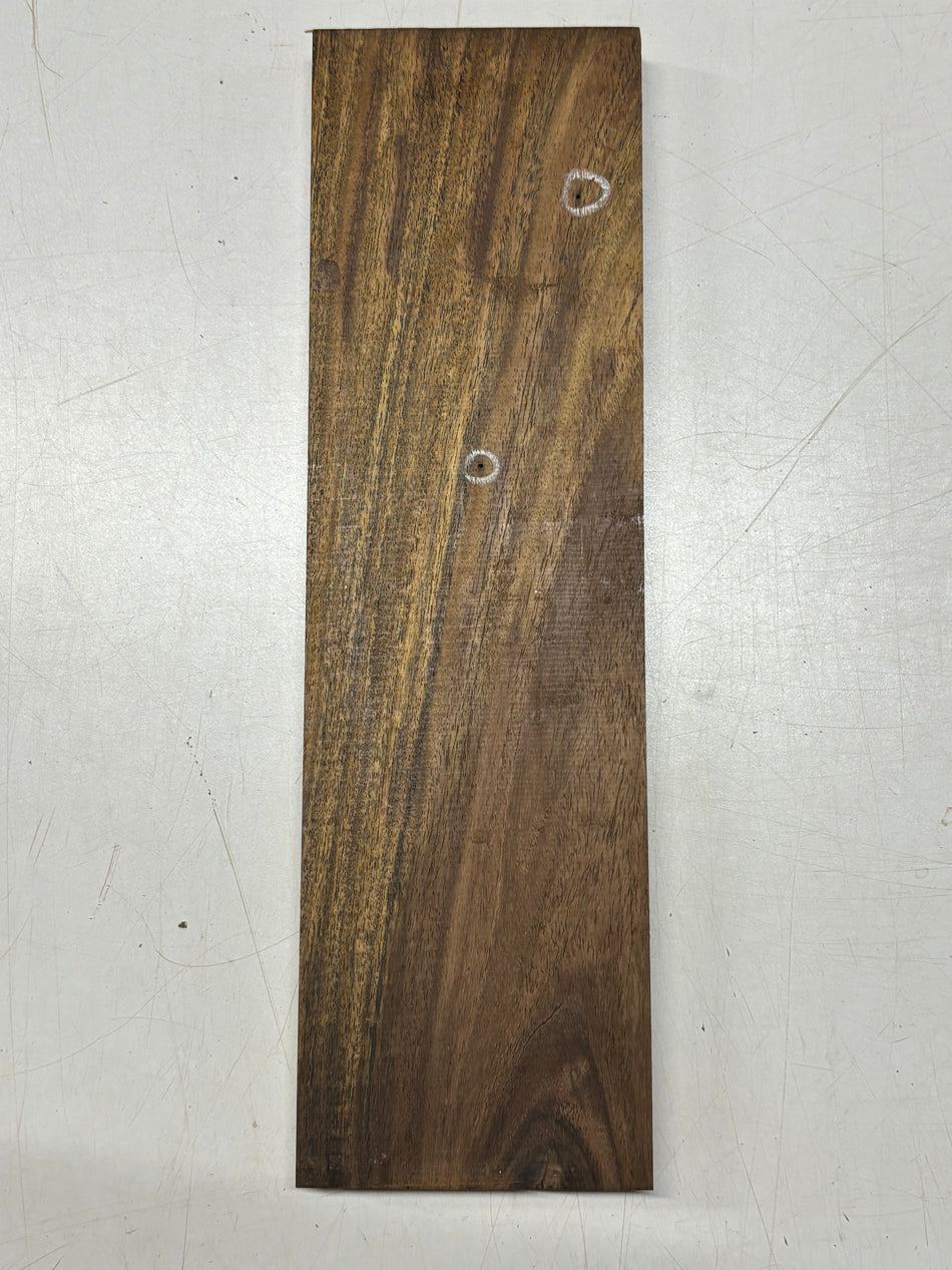 1 Piece, Bocote Lumber Board Blank 15" x 4-1/2" x 7/8" #172