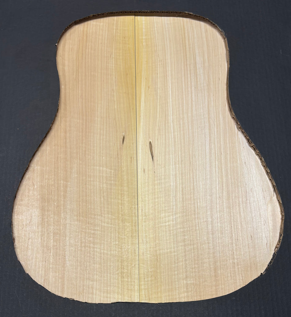 Flame Hard Maple Dreadnought Guitar Back and Side Set  #904