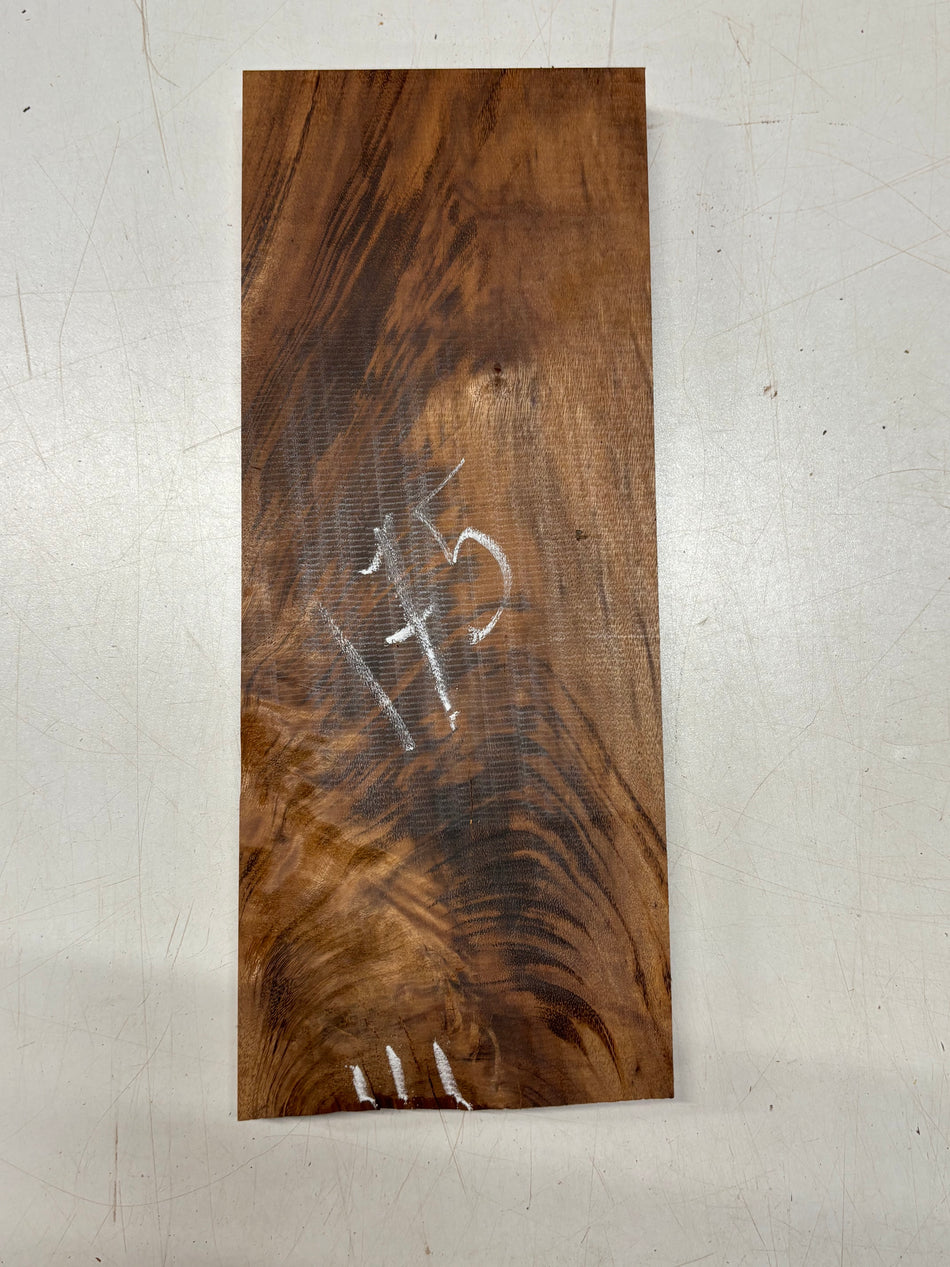 1 Piece, Goncalo Alves Lumber Board Blank 12" x 5" x 7/8" #175