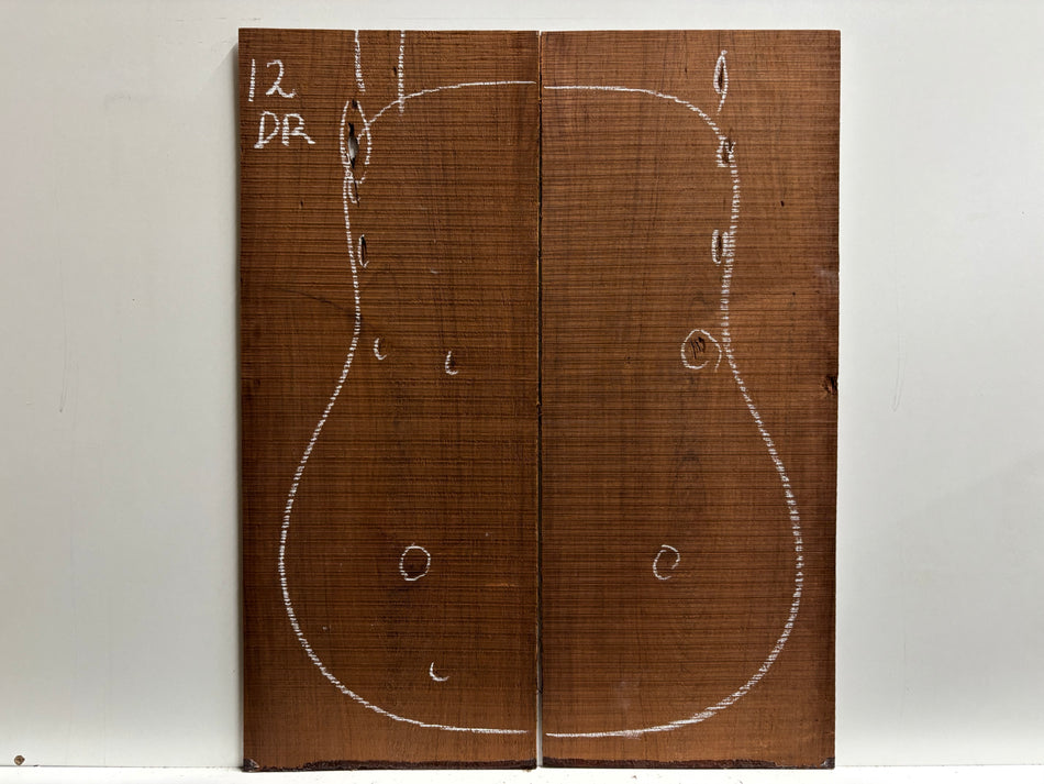 Juego de fondo y aros de guitarra de grado AAAA Dreadnought de palisandro de la India Oriental #61 