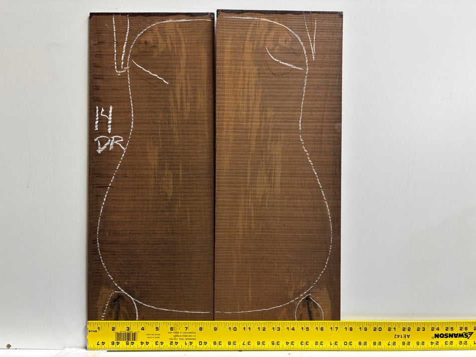 Juego de fondo y aros de guitarra de grado AAAA Dreadnought de palisandro de la India Oriental #61 