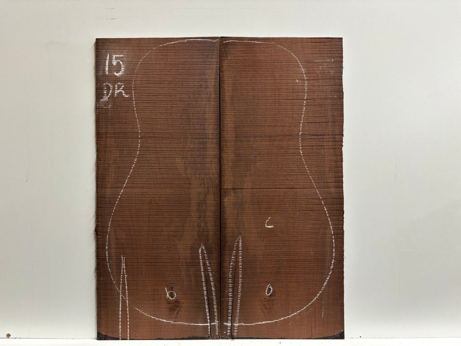 Juego de fondo y aros de guitarra de grado AAAA Dreadnought de palisandro de la India Oriental #61 