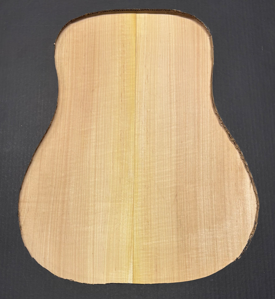 Flame Hard Maple Dreadnought Guitar Back and Side Set  #907