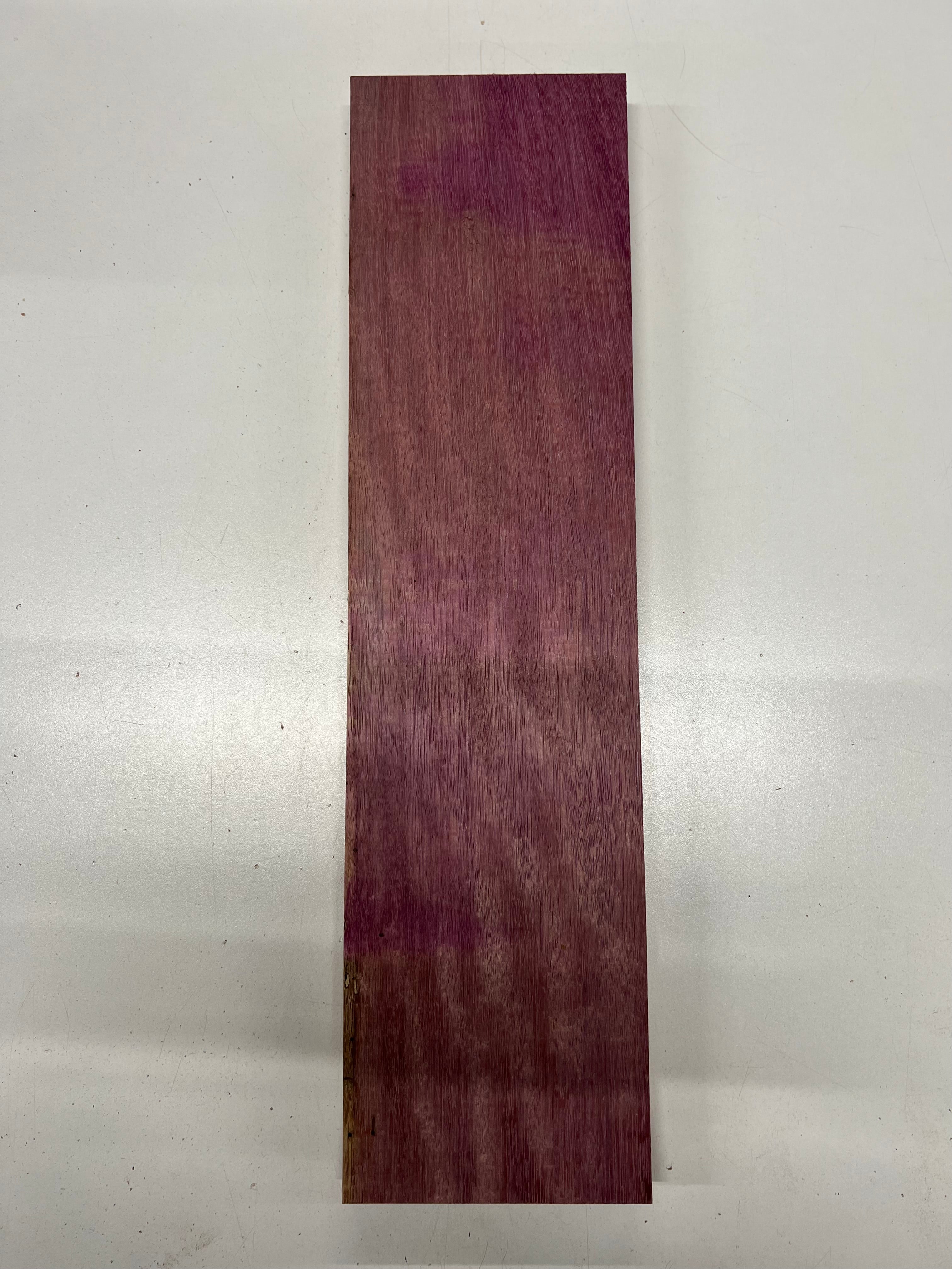 Purpleheart Thin Stock Three Dimensional Lumber Wood Blank 19&quot;x5&quot;x7/8&quot; 