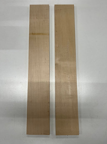 Pack Of 2, Hard Maple Thin Stock Three Dimensional Lumber Wood Blank 28&quot;x4-1/2&quot;x1/2&quot; 