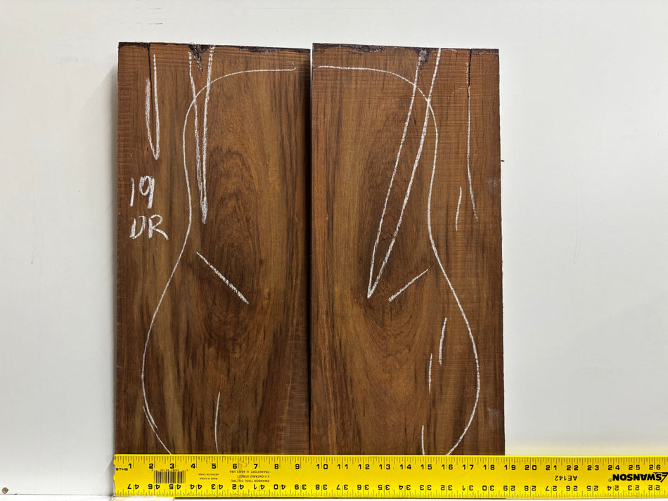 Juego de fondo y aros de guitarra de grado AAAA Dreadnought de palisandro de la India Oriental #61 