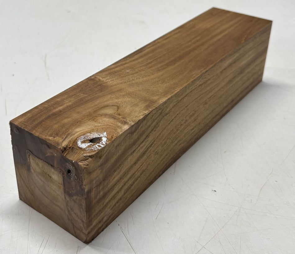 1 Piece, Teak Peppermill Blank 12" x 3" x 3" #184