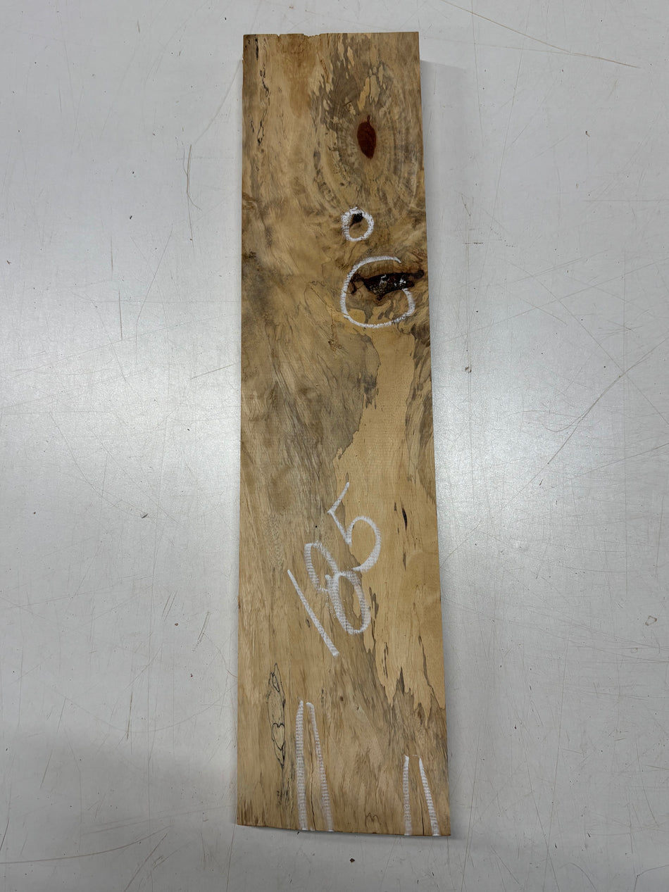 1 Piece, Spalted Tamarind Lumber Board Blank 20" x 4-3/4" x 1" #185