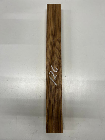 Zebrawood Acoustic/Electric Guitar Neck Wood Blank - 24&quot; x 2-7/8&quot; x 1-7/8&quot; 