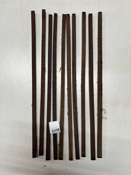10 Pack, Indian Rosewood Stick Blanks 21"x1/2"x3/8" #6099 - Exotic Wood Zone