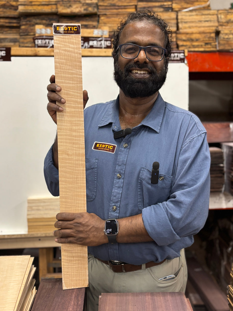 Flame Maple Guitar Neck Blanks