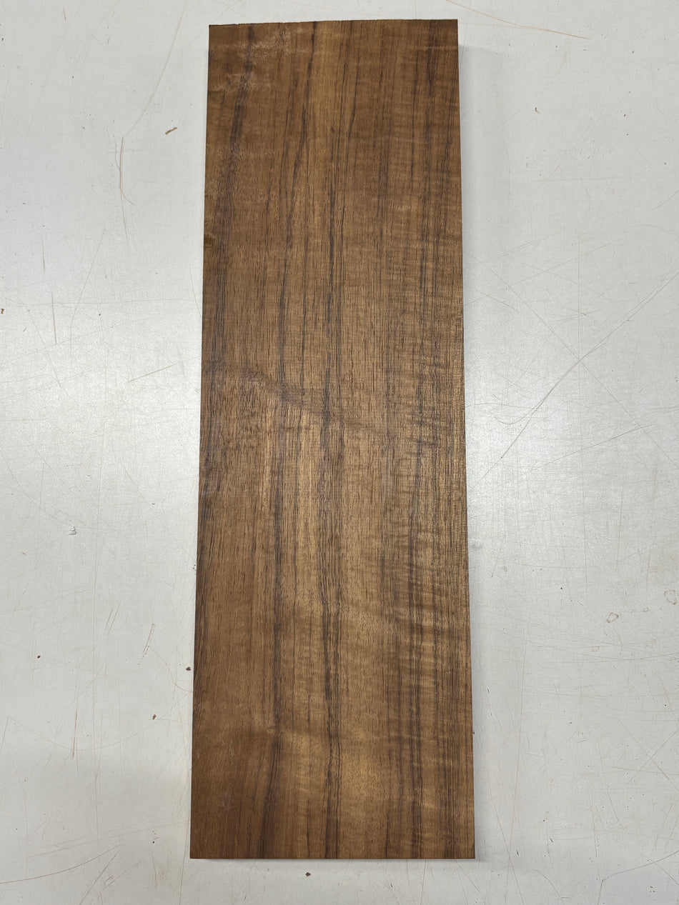 1 Piece, Flame Caribbean Walnut Lumber Board Blank 20-1/2" x 6-1/4" x 1" #195
