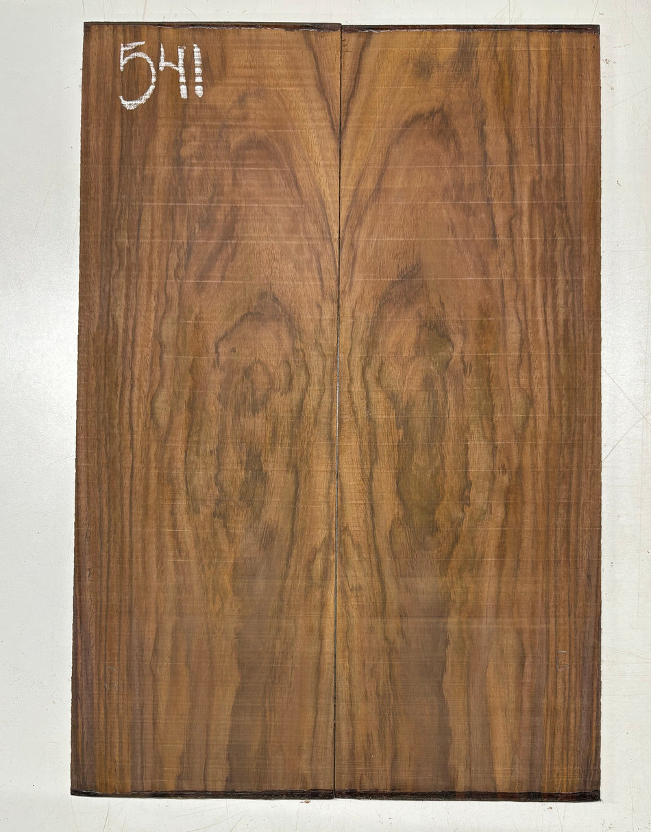 Rare Tiger Striped Rosewood Guitar Drop Top - 22-1/2" x 7-1/4" x 3/8" #541