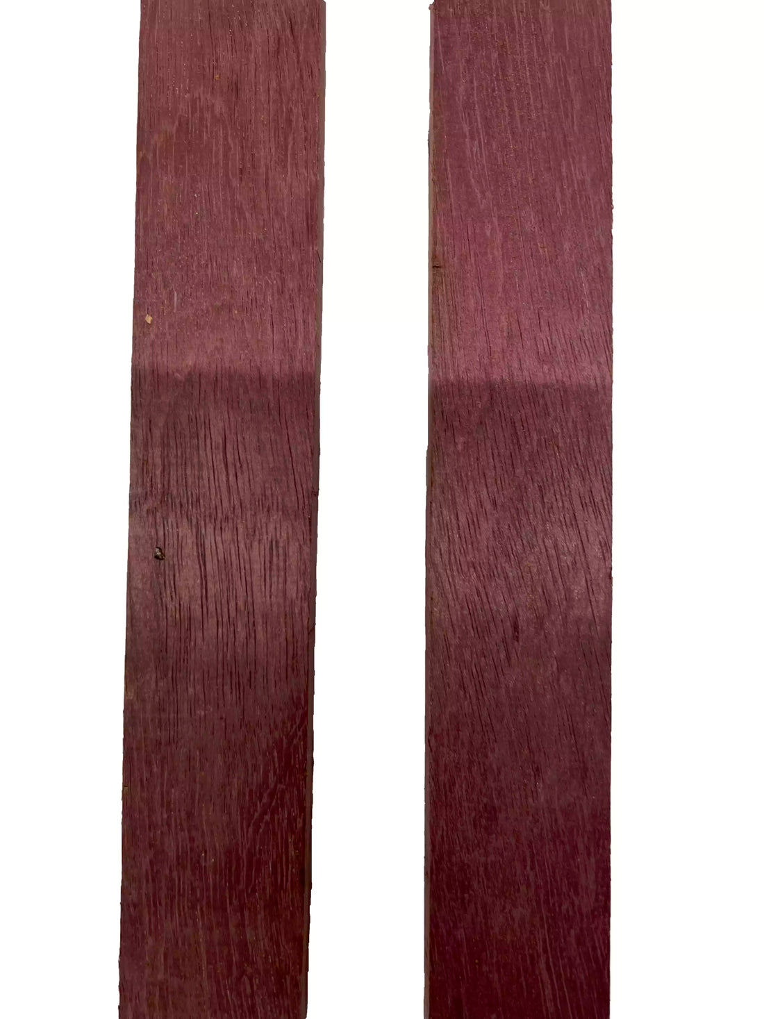 Pack of 2, Purpleheart Thin Stock Three-Dimensional Lumber Board Wood Blank 24&quot; x 1-3/4&quot; x 3/4&quot; 