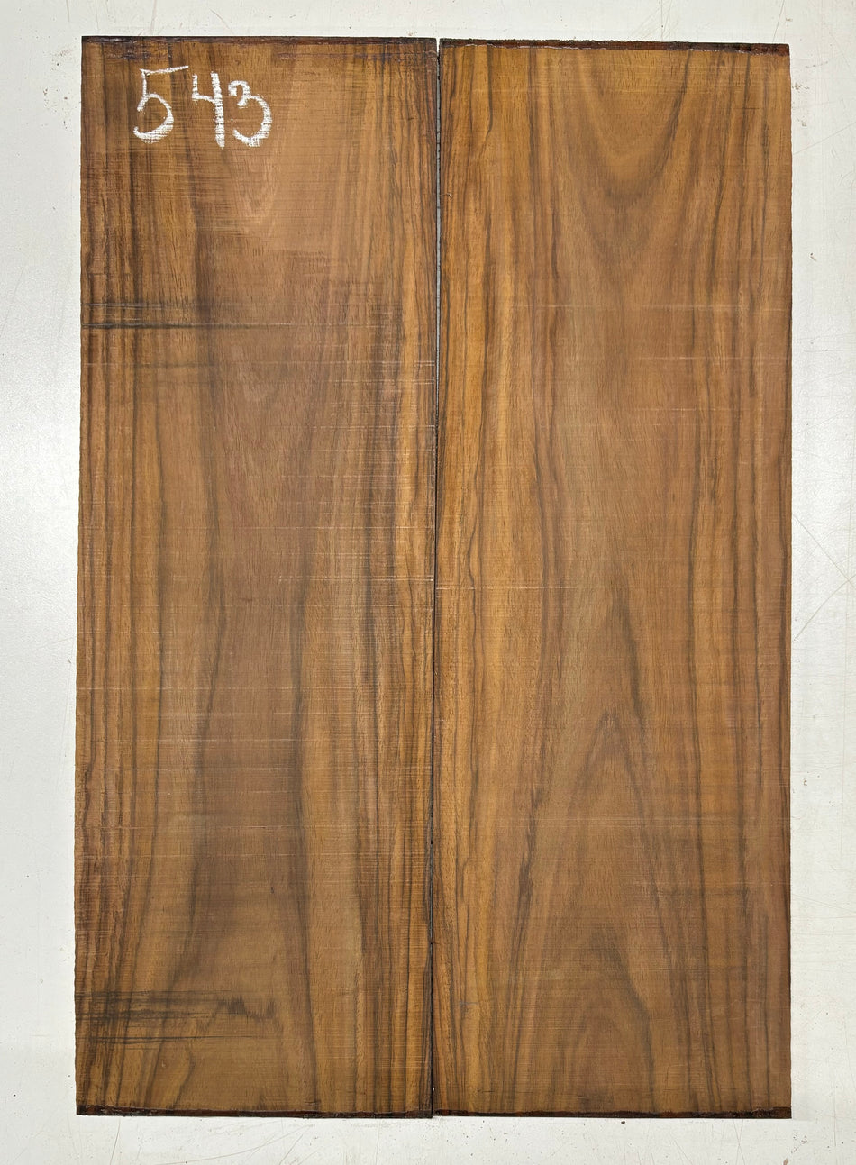 Rare Tiger Striped Rosewood Guitar Drop Top - 22-1/2" x 7-1/4" x 3/8" #543