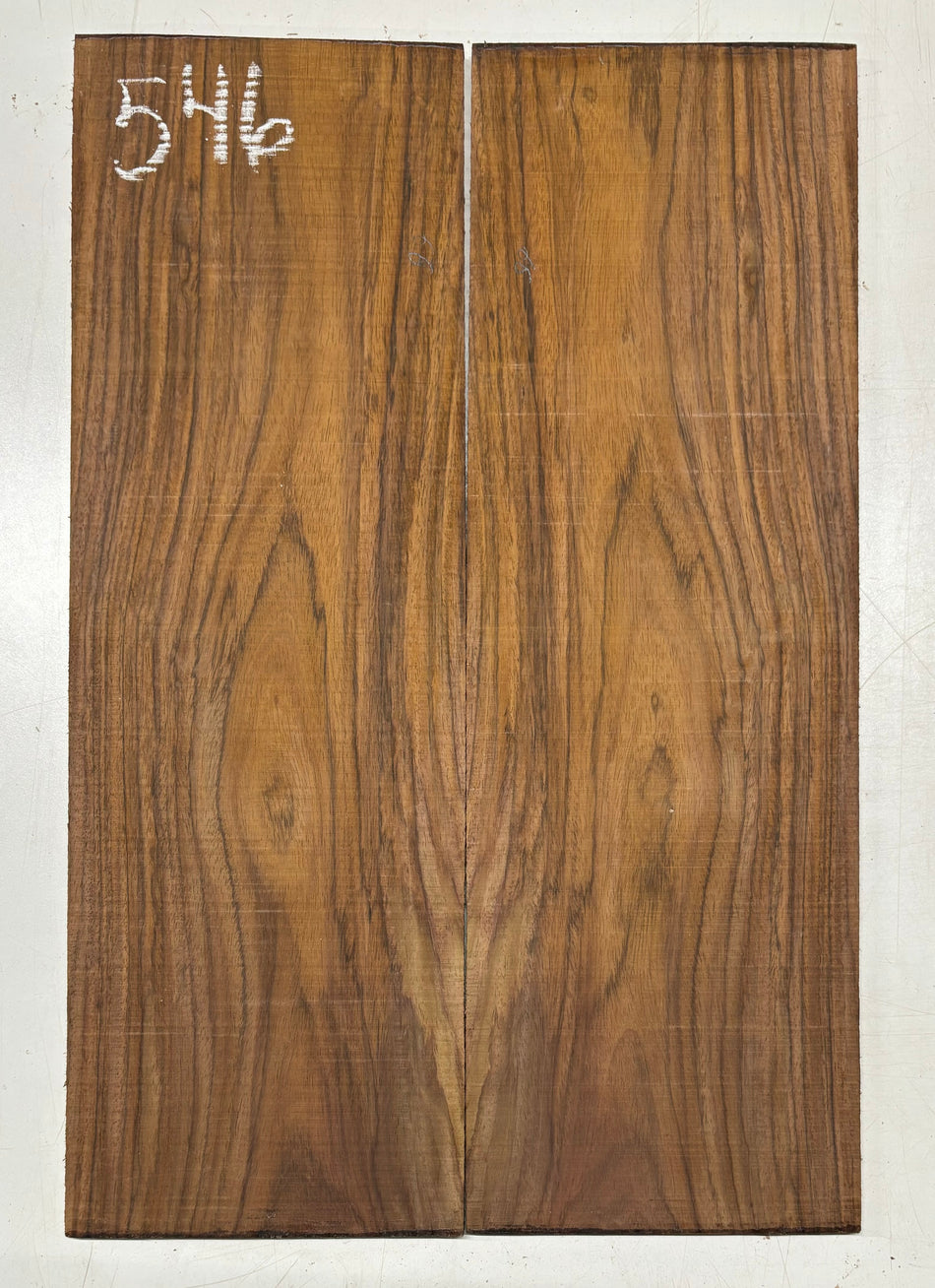 Rare Tiger Striped Rosewood Guitar Drop Top - 22-1/2" x 7-1/4" x 3/8" #546