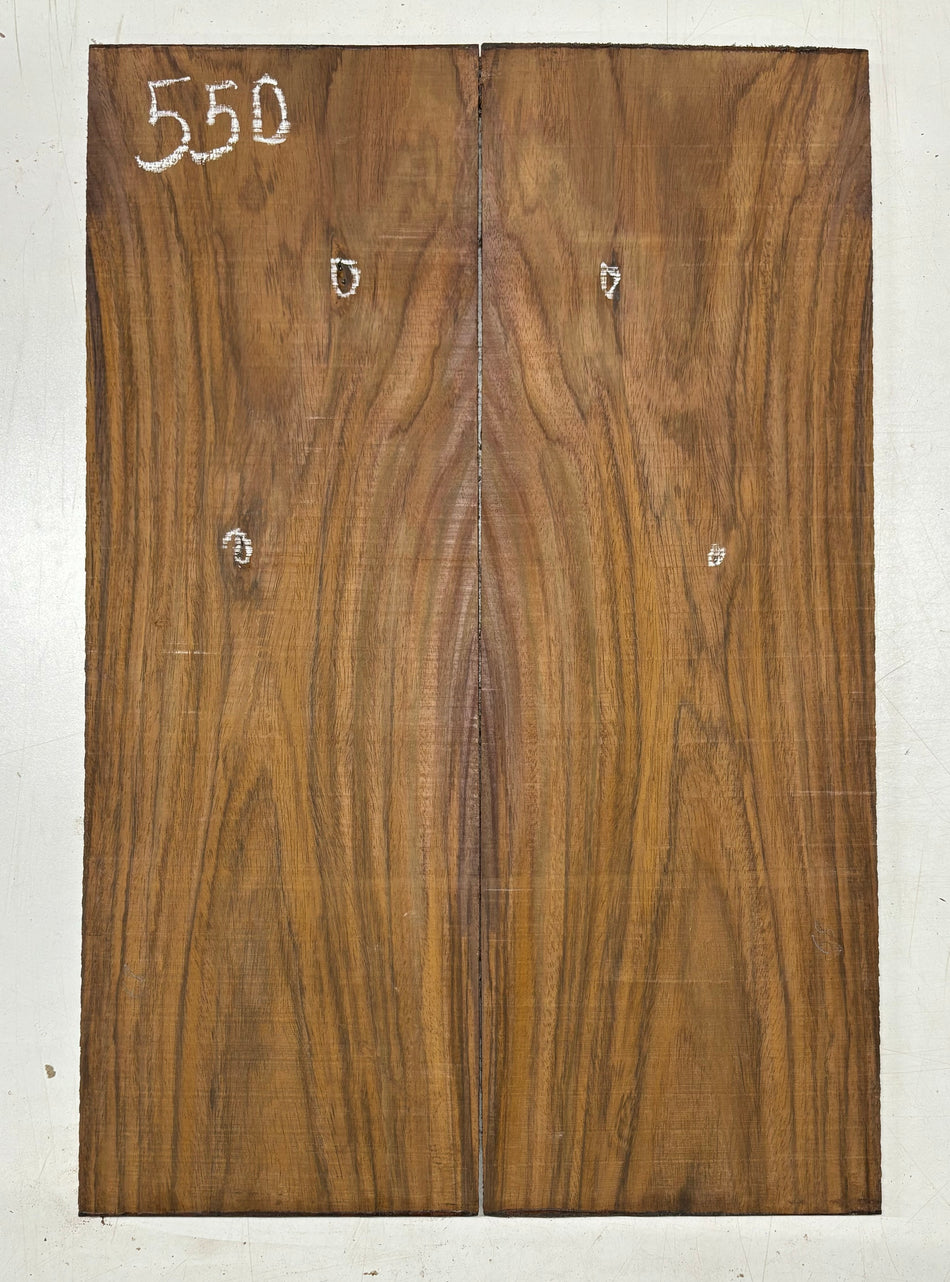 Rare Tiger Striped Rosewood Guitar Drop Top - 22-1/2" x 7-1/4" x 3/8" #550