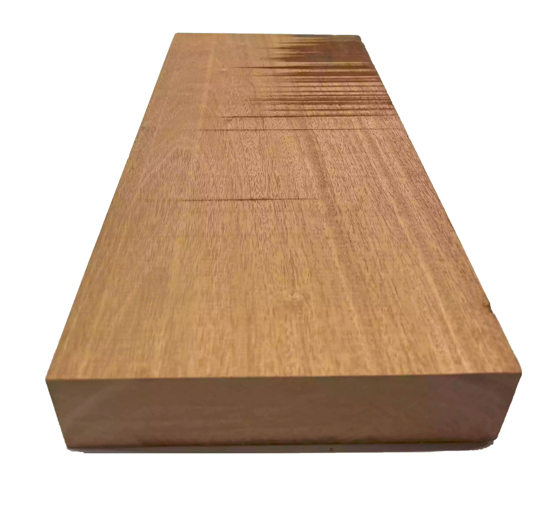 Honduran Mahogany Lumber Board Wood Blank 17&quot; x 8&quot; x 2&quot; 