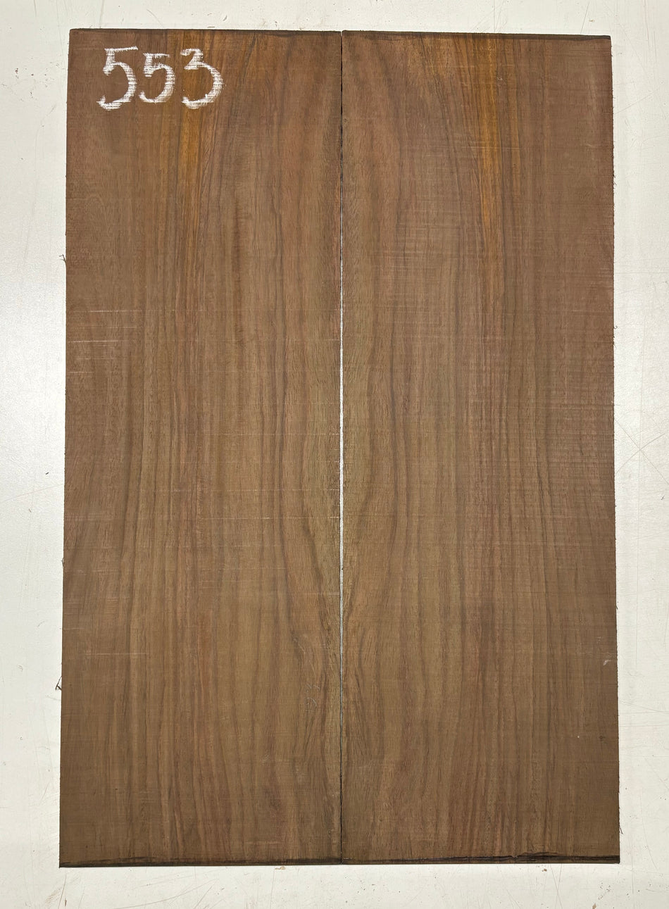 Rare Tiger Striped Rosewood Guitar Drop Top - 22-1/2" x 7-1/4" x 3/8" #553