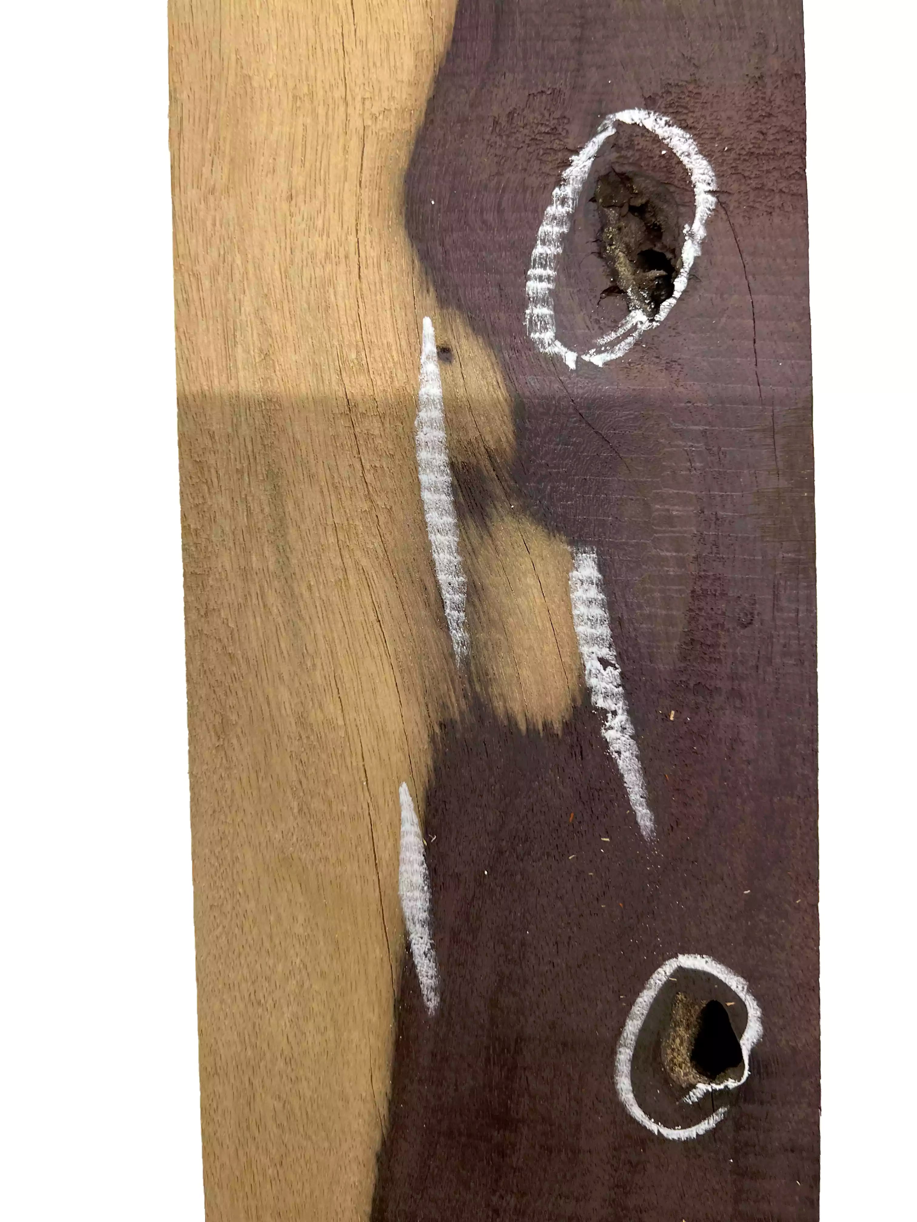 Katalox/Mexican Royal Ebony Thin Stock Three Dimensional Lumber Board 18&quot; x 4&quot; x 1-1/4&quot; 