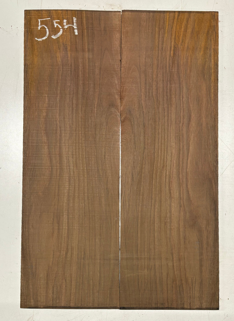 Rare Tiger Striped Rosewood Guitar Drop Top - 22-1/2" x 7-1/4" x 3/8" #554