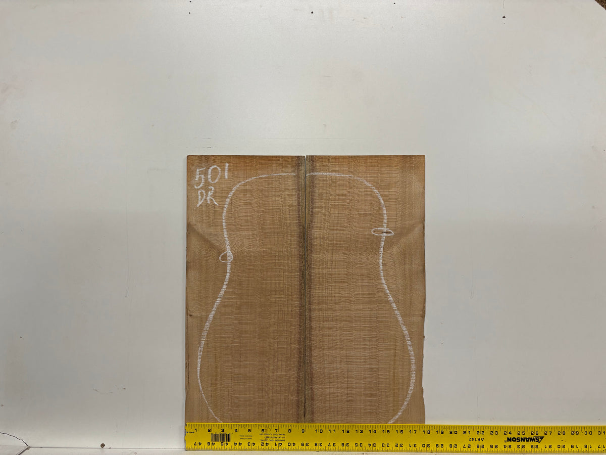 Lacewood Dreadnought Guitar Back & Side Set- BC Grade #501 Exotic Wood Zone 