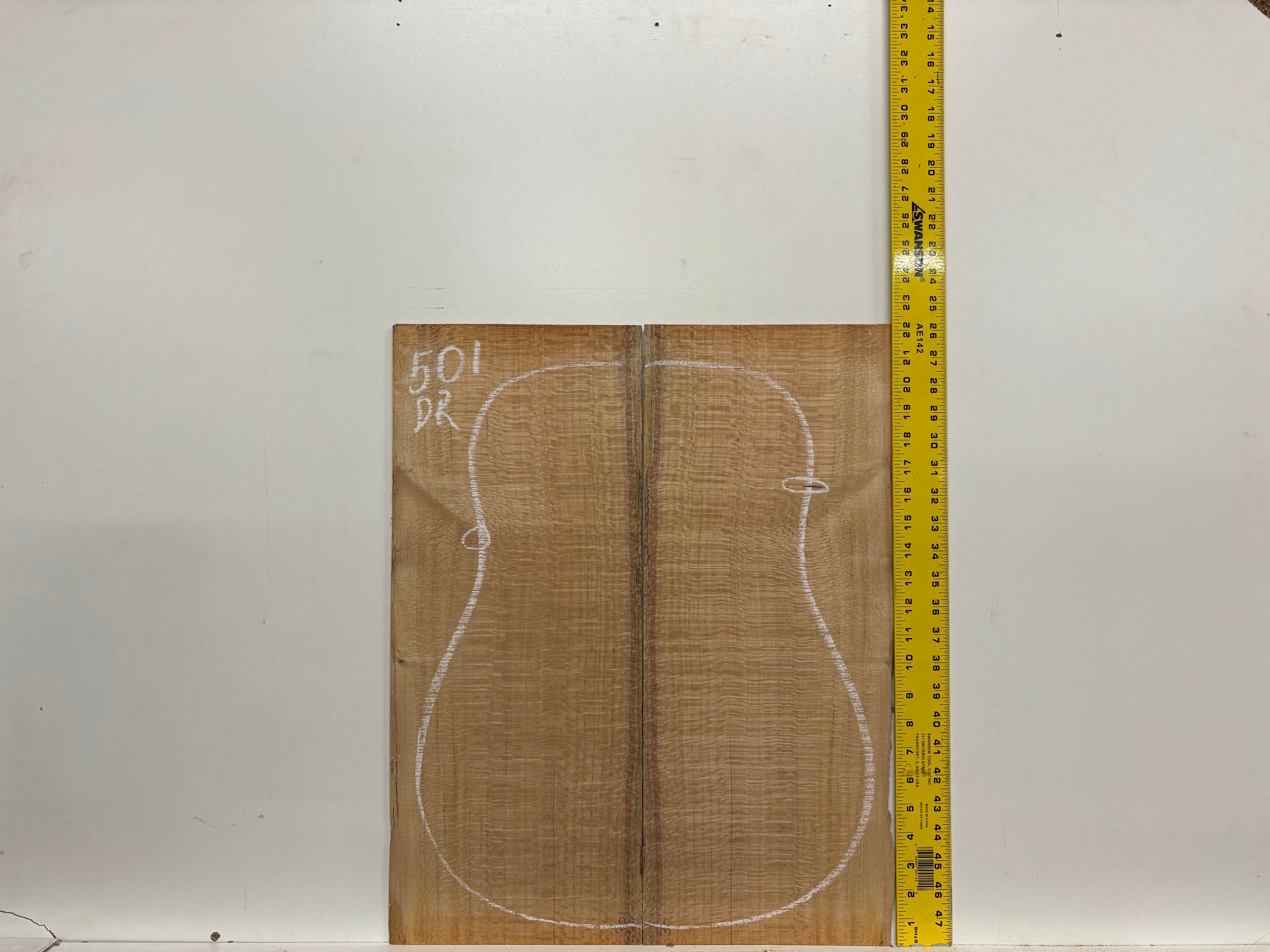 Lacewood Dreadnought Guitar Back & Side Set- BC Grade #501 Exotic Wood Zone 