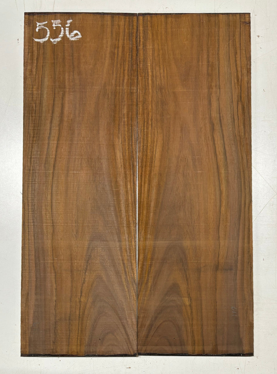 Rare Tiger Striped Rosewood Guitar Drop Top - 22-1/2" x 7-1/4" x 3/8" #556