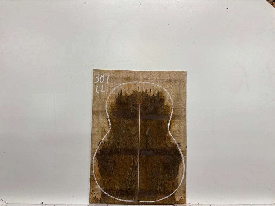 Figured Flame Mango Classical Guitar Back and Side Set #307