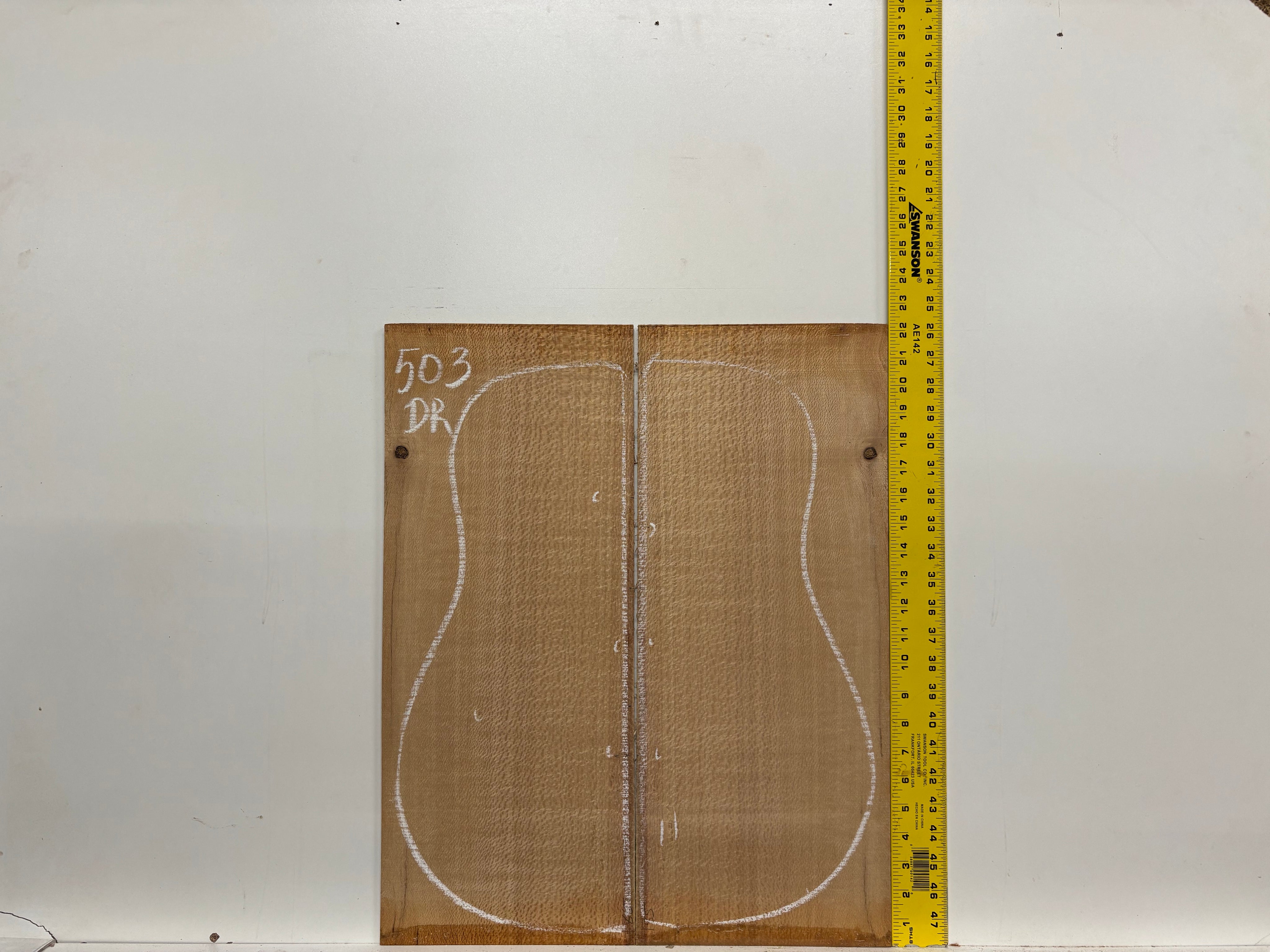 Lacewood Dreadnought Guitar Back & Side Set- BC Grade #503 Exotic Wood Zone 