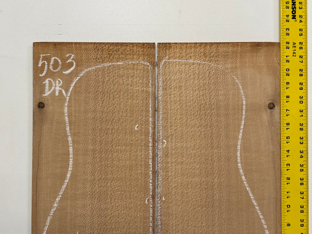 Lacewood Dreadnought Guitar Back & Side Set- BC Grade #503 Exotic Wood Zone 