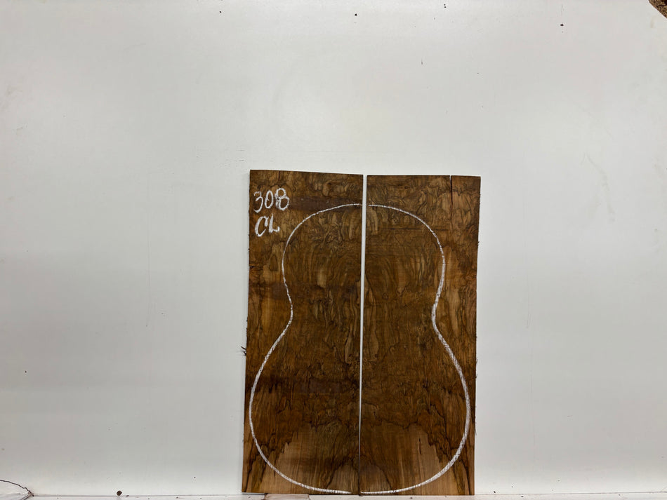Figured Flame Mango Classical Guitar Back and Side Set #308