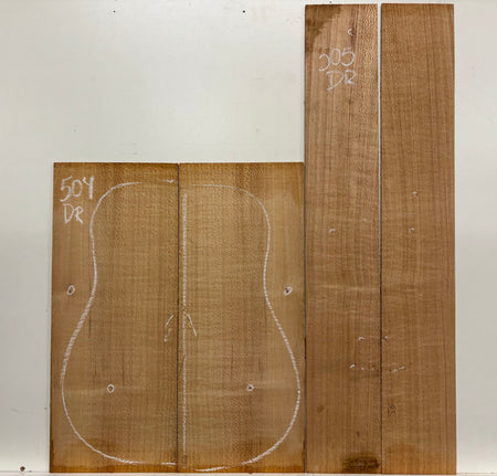 Lacewood Dreadnought Guitar Back & Side Set- BC Grade #504 Exotic Wood Zone 