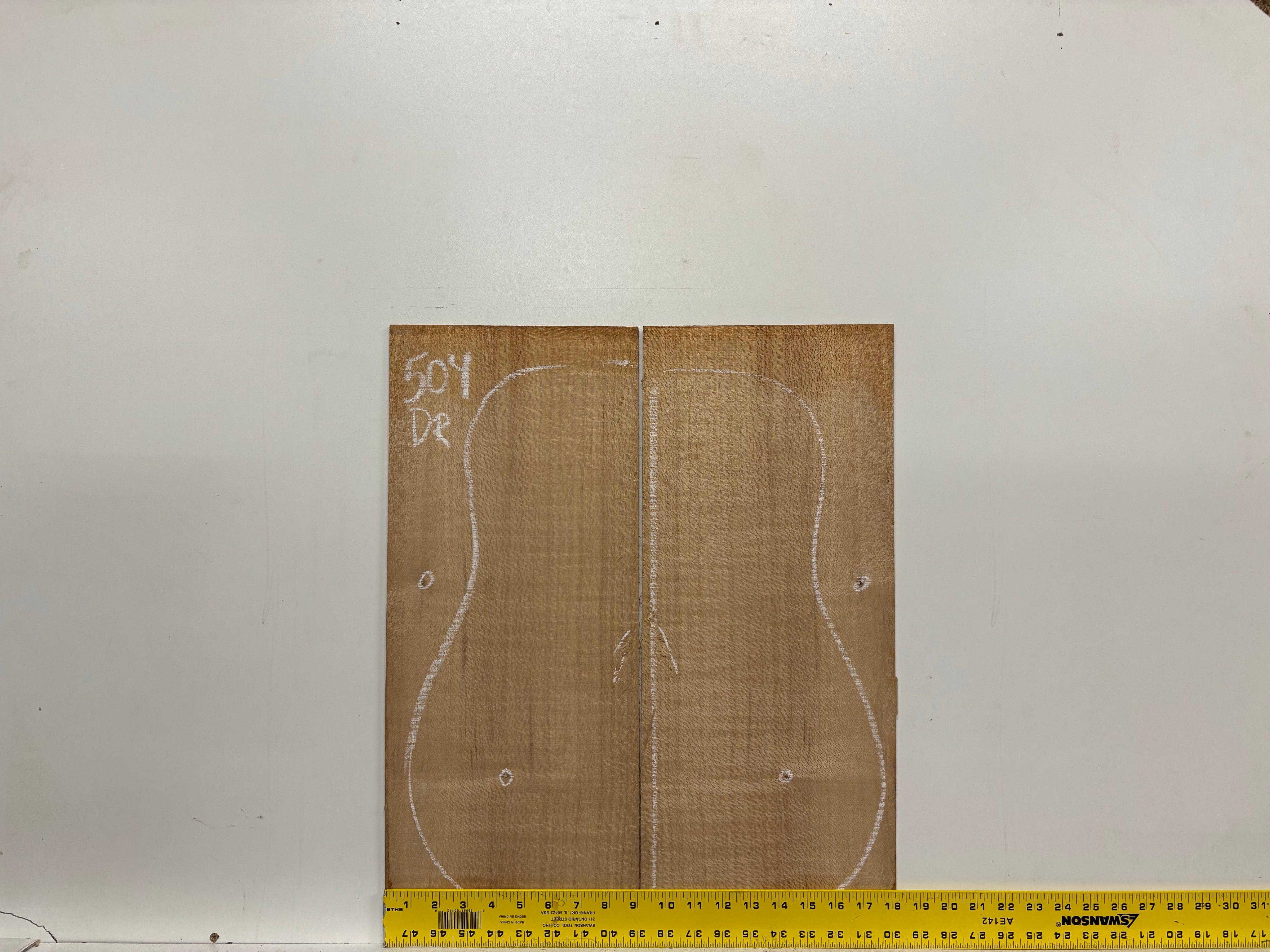 Lacewood Dreadnought Guitar Back & Side Set- BC Grade #504 Exotic Wood Zone 