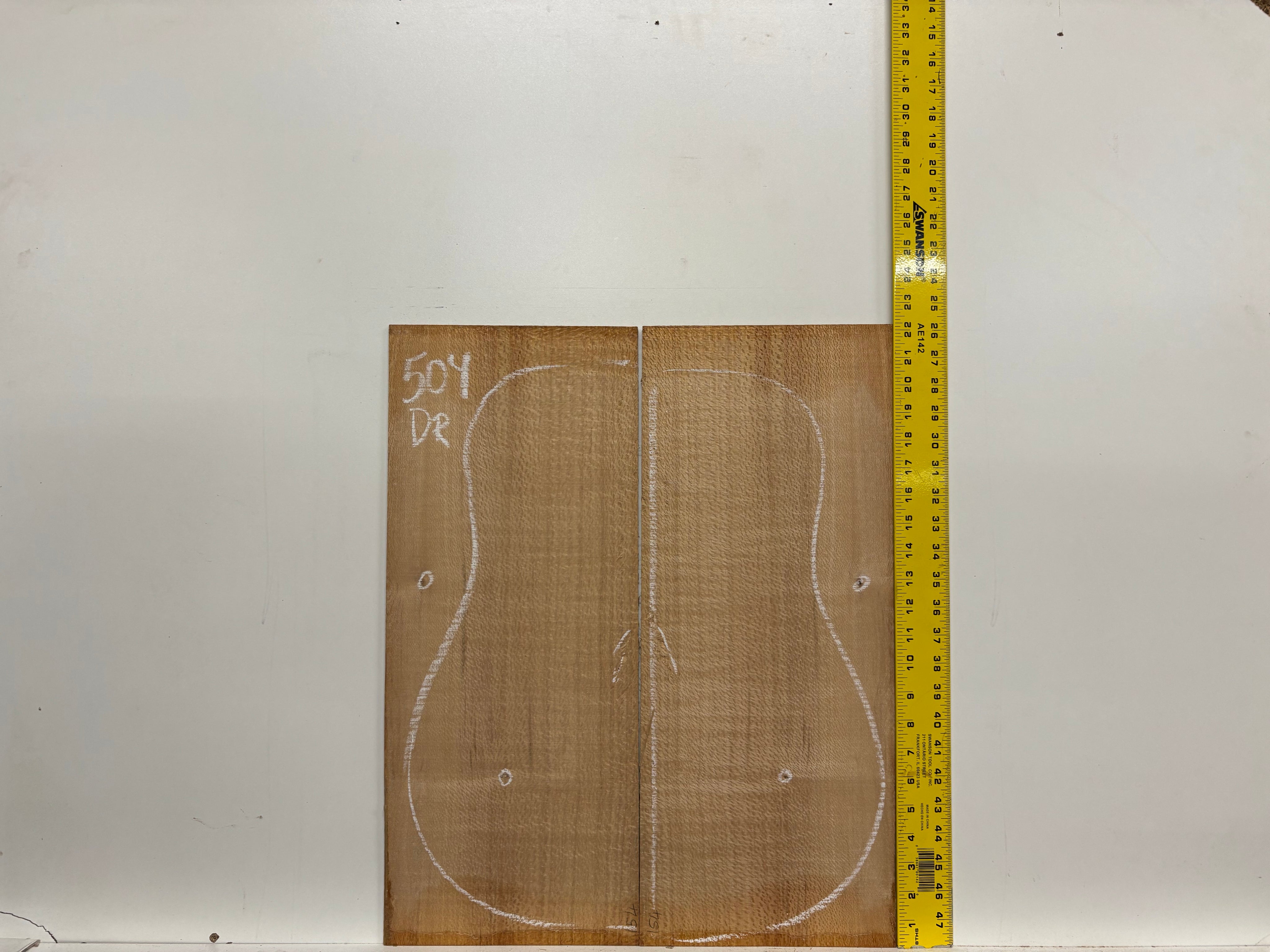 Lacewood Dreadnought Guitar Back & Side Set- BC Grade #504 Exotic Wood Zone 