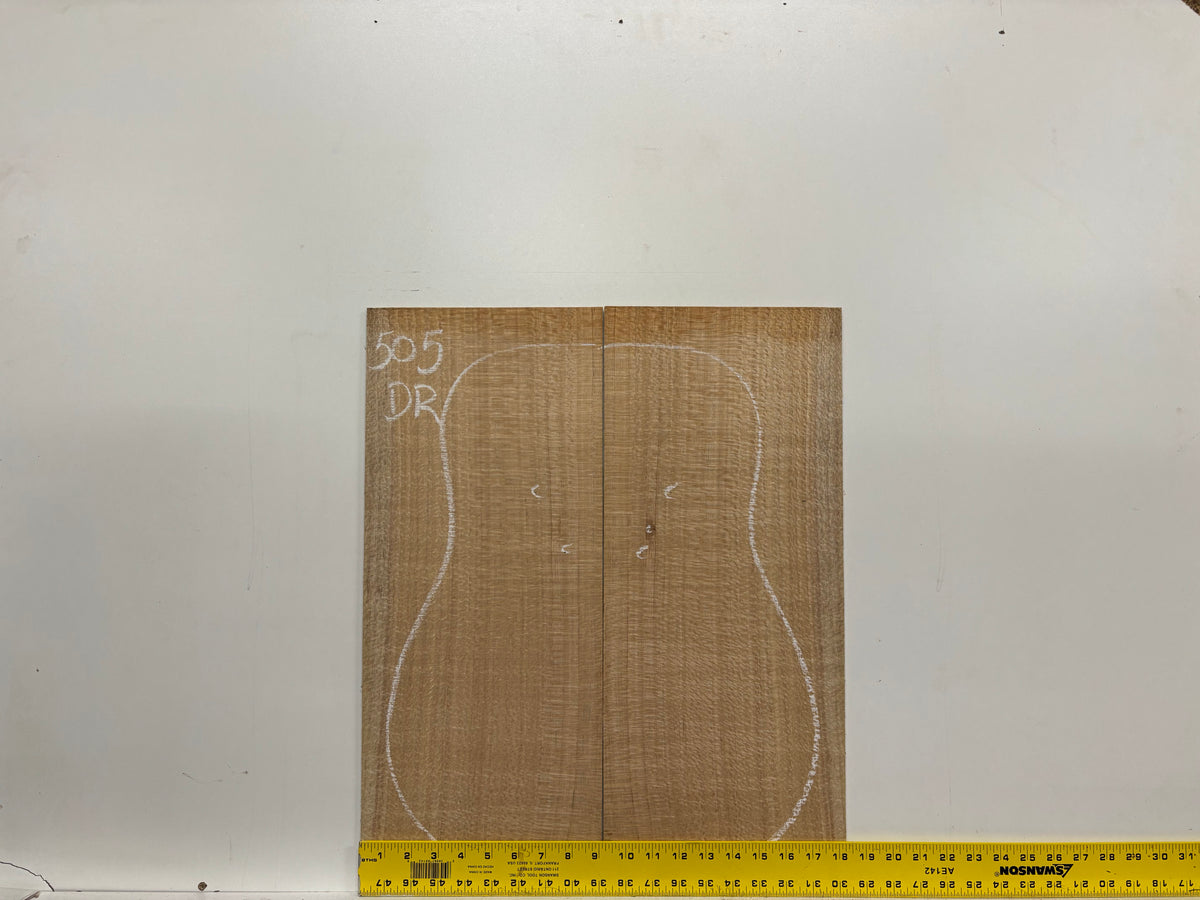 Lacewood Dreadnought Guitar Back & Side Set- BC Grade #505 Exotic Wood Zone 