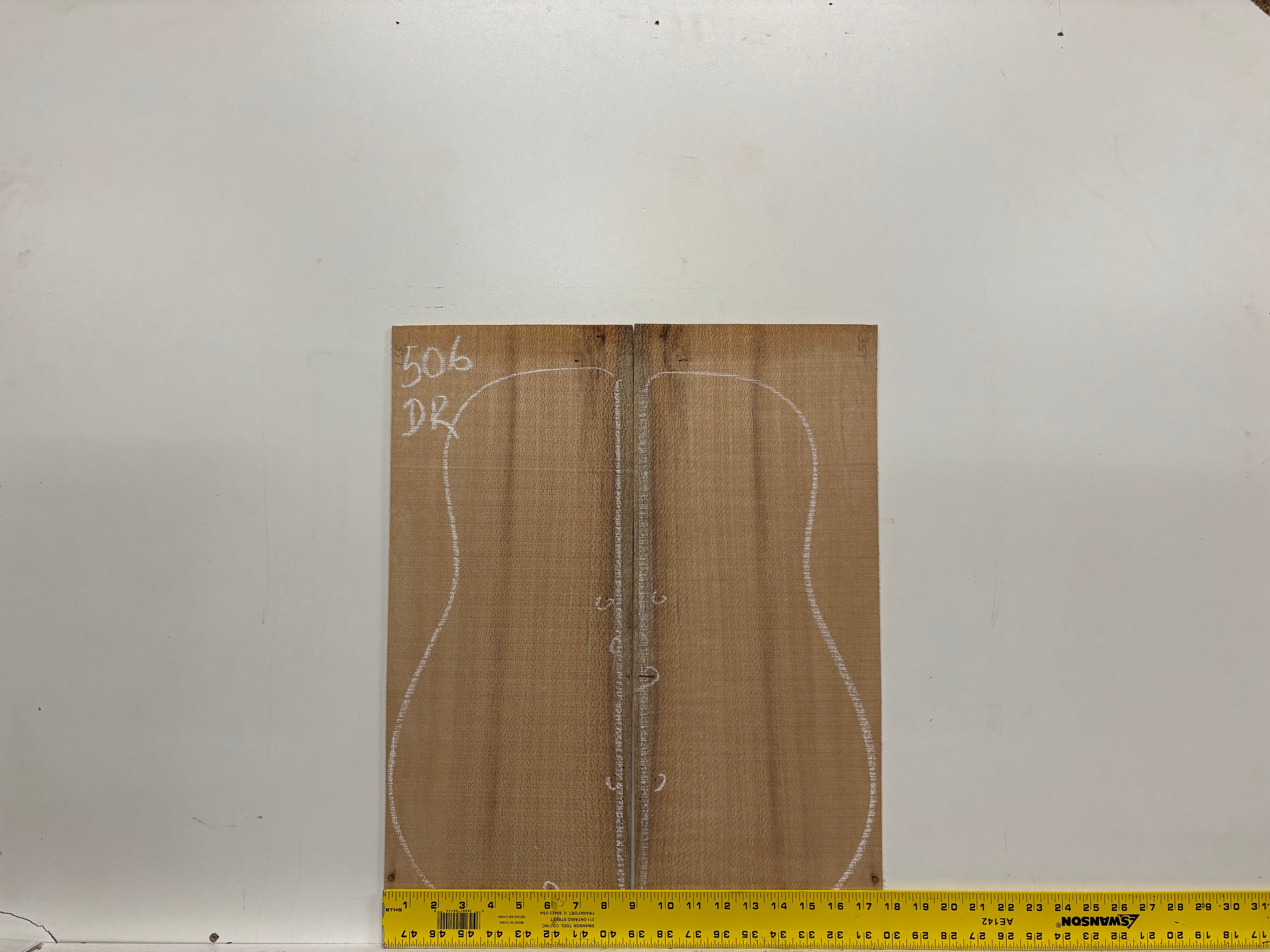 Lacewood Dreadnought Guitar Back & Side Set- BC Grade #506 Exotic Wood Zone 