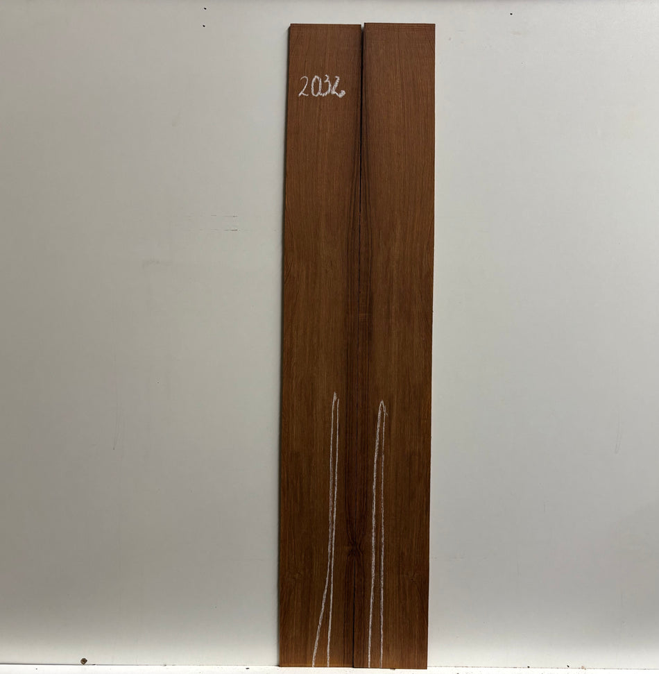 Madagascar Rosewood Parlor Guitar Side Set (Seconds) #2032