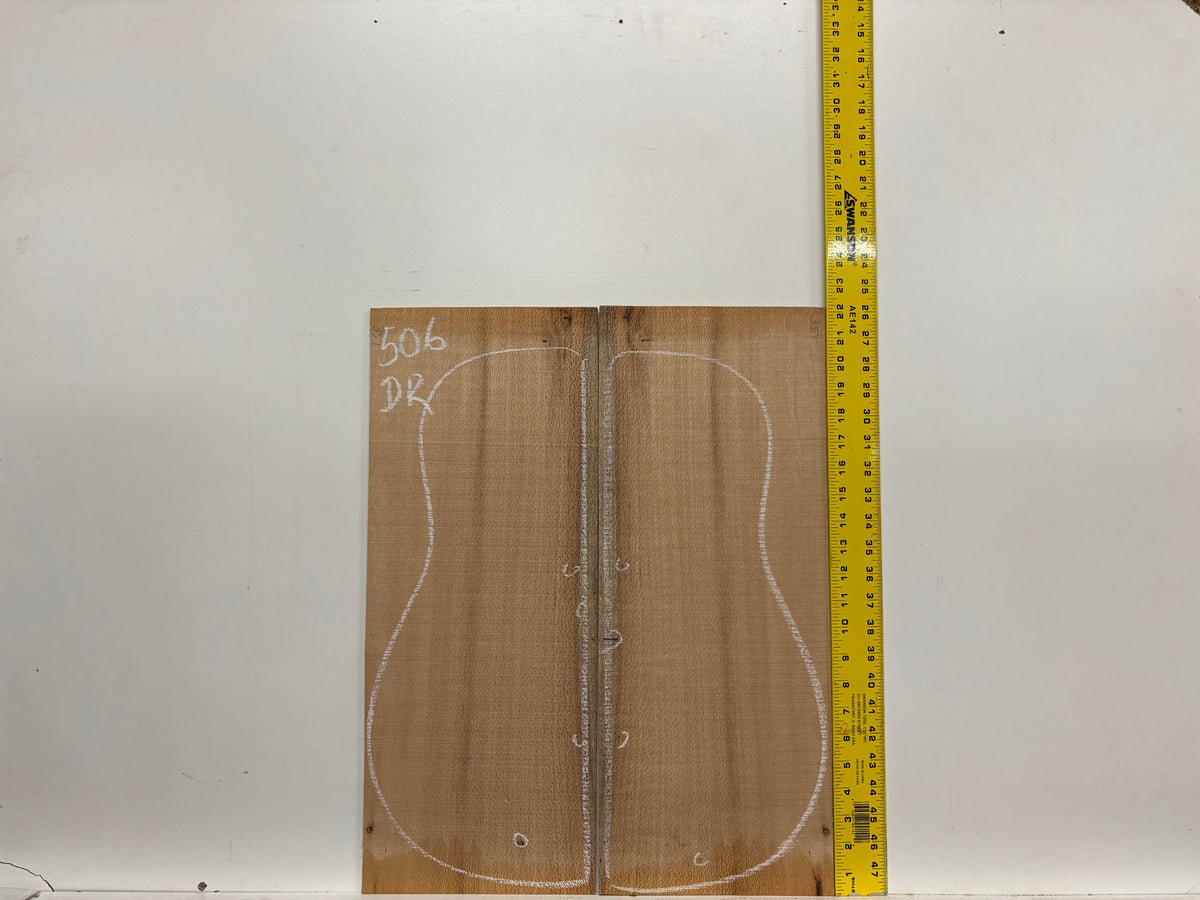 Lacewood Dreadnought Guitar Back & Side Set- BC Grade #506 Exotic Wood Zone 