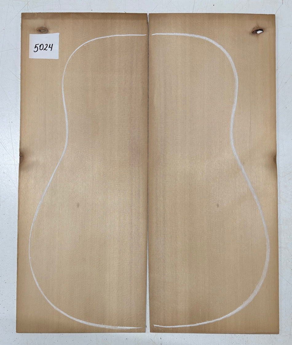 Sitka Spruce Dreadnought Guitar Top- AAA Grade #5024