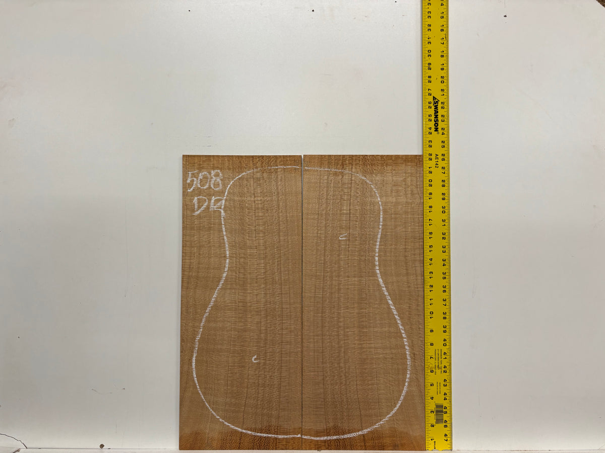 Lacewood Dreadnought Guitar Back & Side Set- BC Grade #508 Exotic Wood Zone 