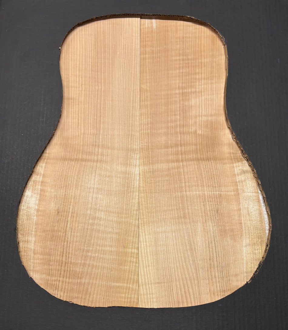 Flame Hard Maple Dreadnought Guitar Back and Side Set  #917