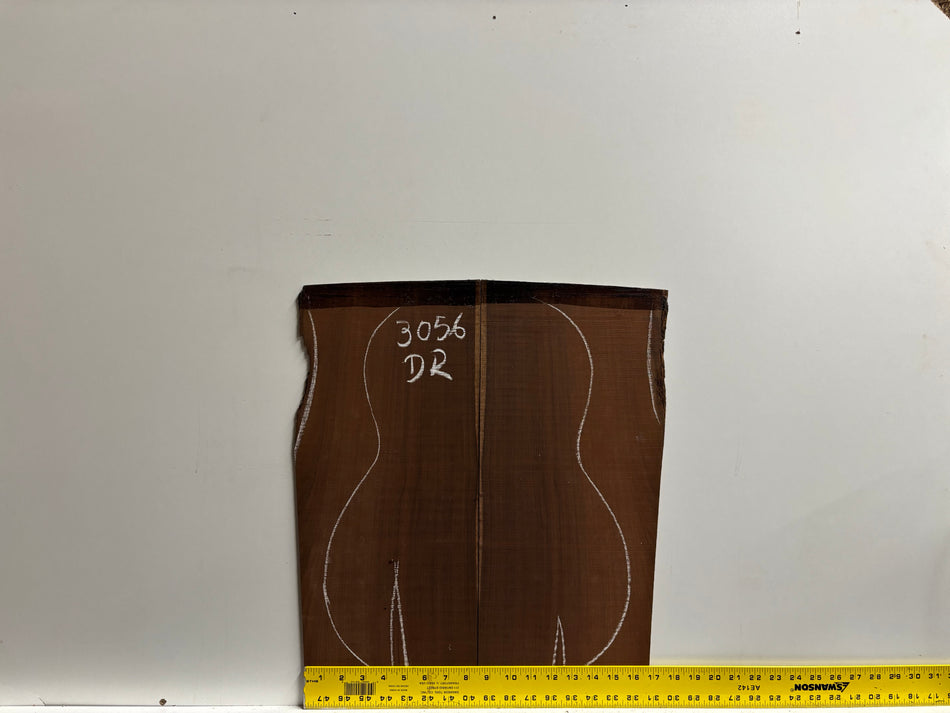 Juego de fondo y aros de guitarra de grado AAAA Dreadnought de palisandro de la India Oriental #61 