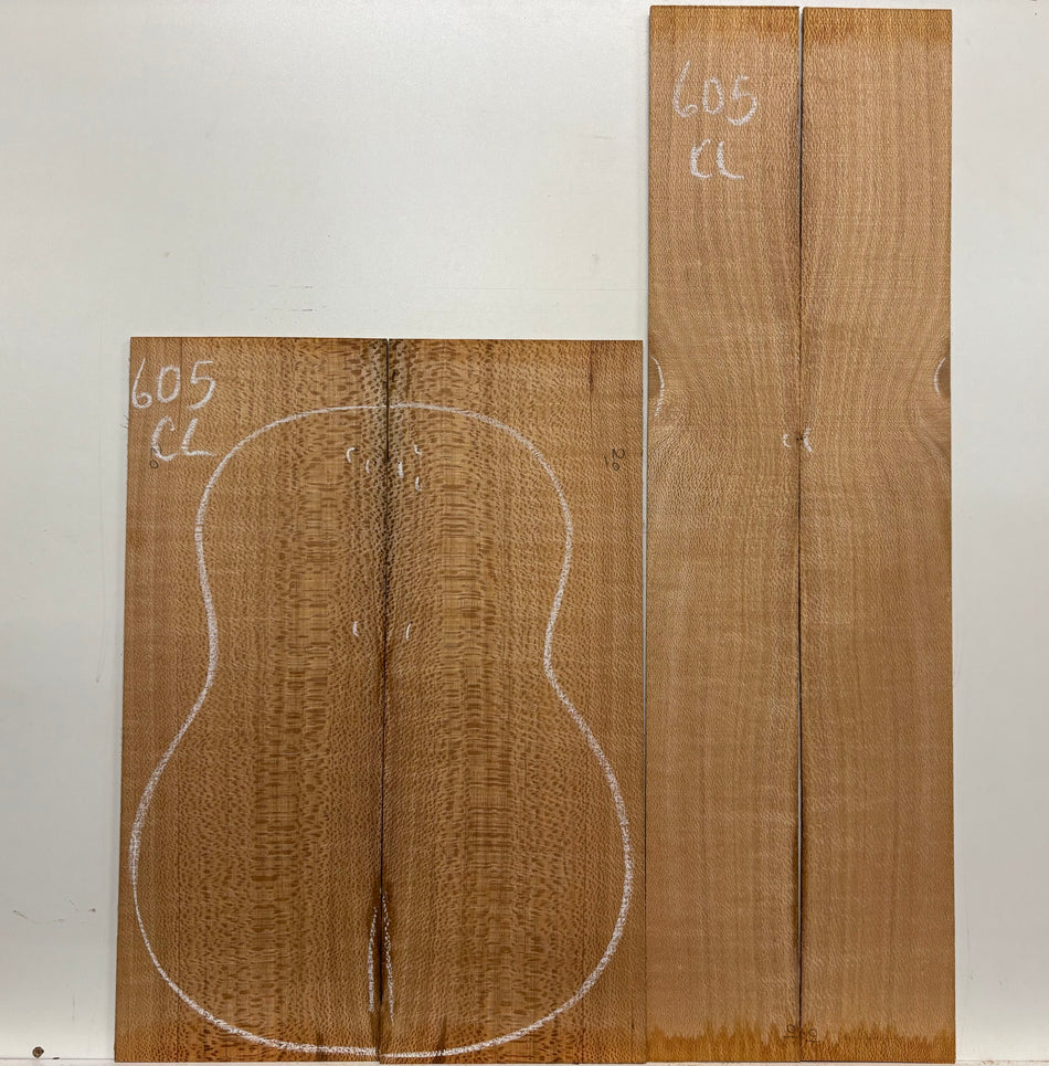 Lacewood Classical Guitar Back & Side Set- BC Grade #605