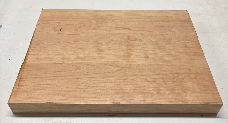 Cherry Guitar Body Blank - 21" x 15" x 1-7/8", 14 Lbs (3 Pcs Glued) #106